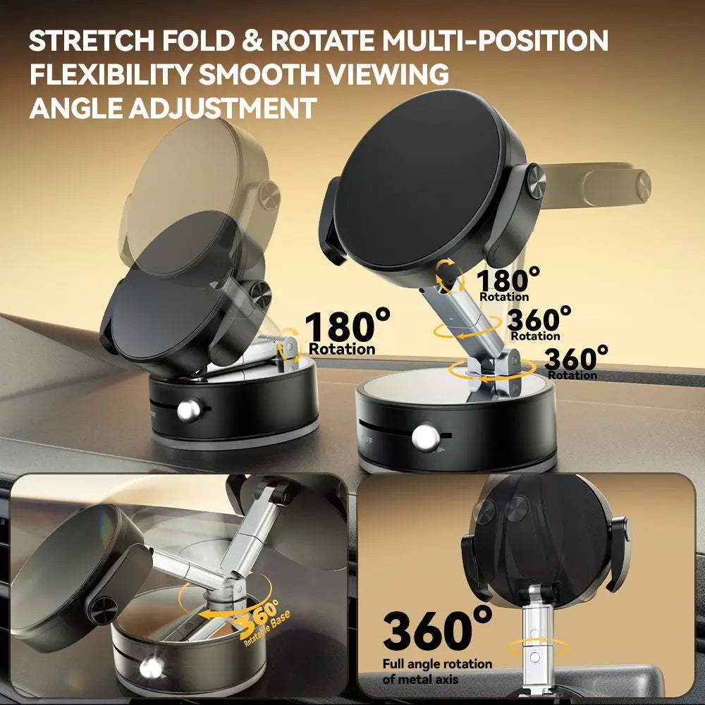 A9 – Foldable Arm Vacuum Magnetic Phone Holder BL ZLink