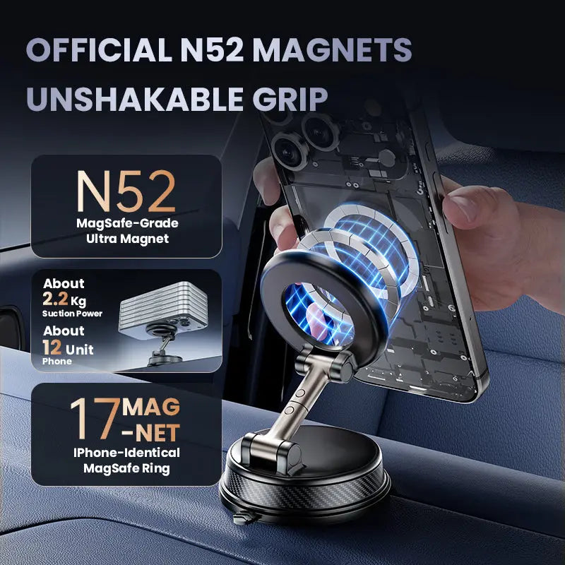 A13 – Vacuum Magnetic Phone Mount BL ZLink