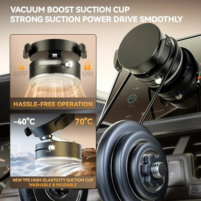 A9 – Foldable Arm Vacuum Magnetic Phone Holder BL ZLink