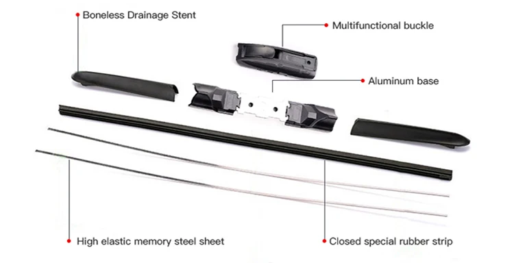Beam Wiper Blade JRK-810 Universal 12"-28" BL ZLink