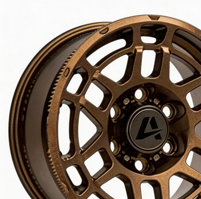 18" Satin Bronze Forged Aluminum Alloy Wheel – 6×139.7 Concave Design for Mercedes-Benz BL ZLink